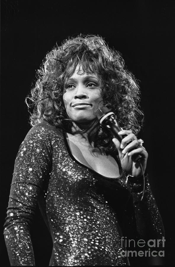 Whitney Houston Photograph - Whitney Houston #2 by Concert Photos
