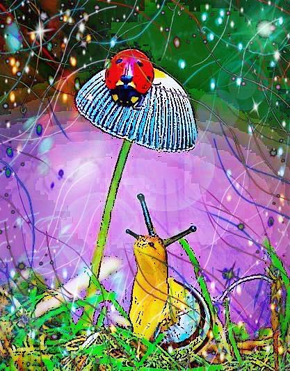 Whos Up There #1 Digital Art by Karen Buford