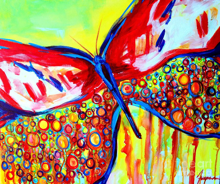 Wild Butterflies #2 Painting by Patricia Awapara
