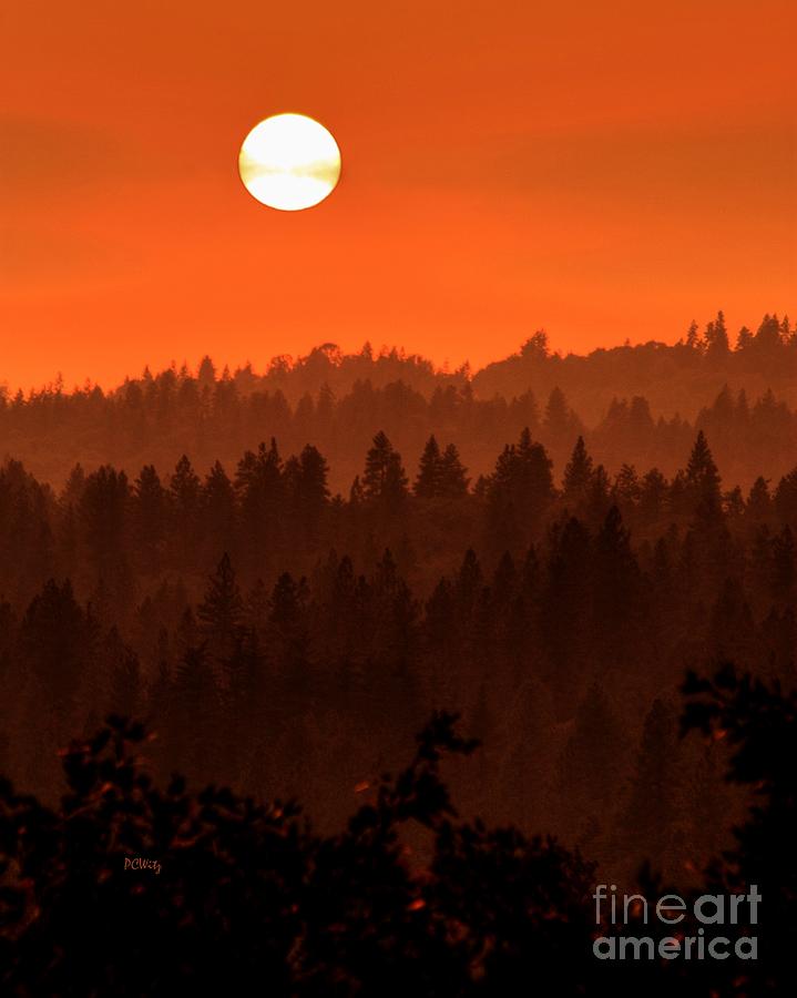 Wildfire Smoke Sunset #1 Photograph by Patrick Witz
