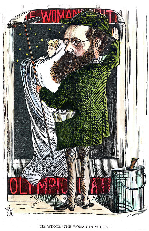 Wilkie Collins (1824-1889) #1 Painting by Granger