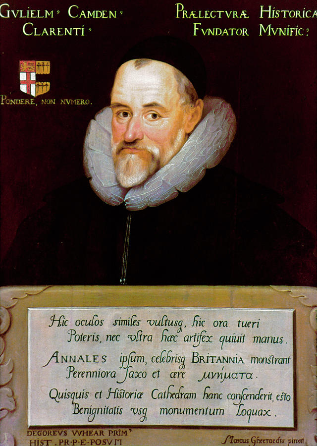 William Camden (1551-1623) #1 Painting by Granger