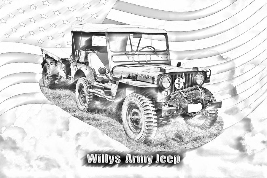 Willys World War Two Army Jeep #2 Photograph by Keith Webber Jr
