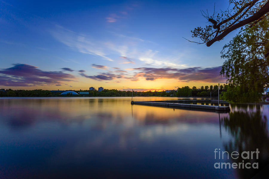 Wimbledon Park Sunset #1 Photograph by Matt Malloy