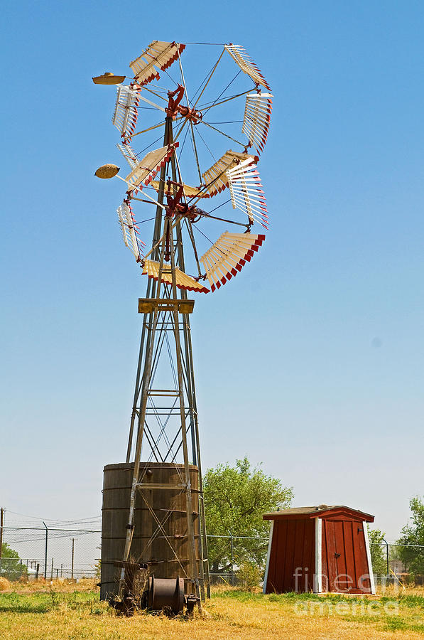 Wind Mills In West Texas #1 Photograph by Millard H. Sharp