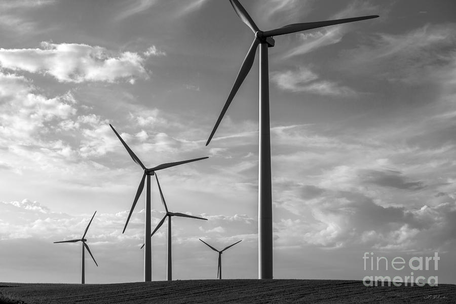 Wind turbine  #1 Photograph by Iris Richardson