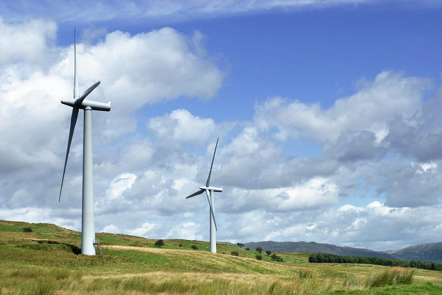 Wind Turbines Photograph by Gustoimages/science Photo Library - Pixels