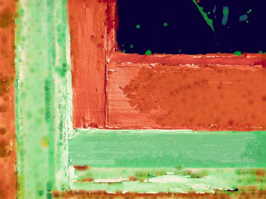 Window Frame Abstract #1 Digital Art by Alec Drake