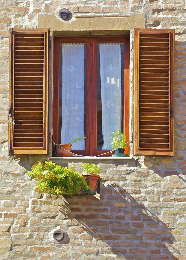 Window of Tuscany #2 Photograph by David Letts