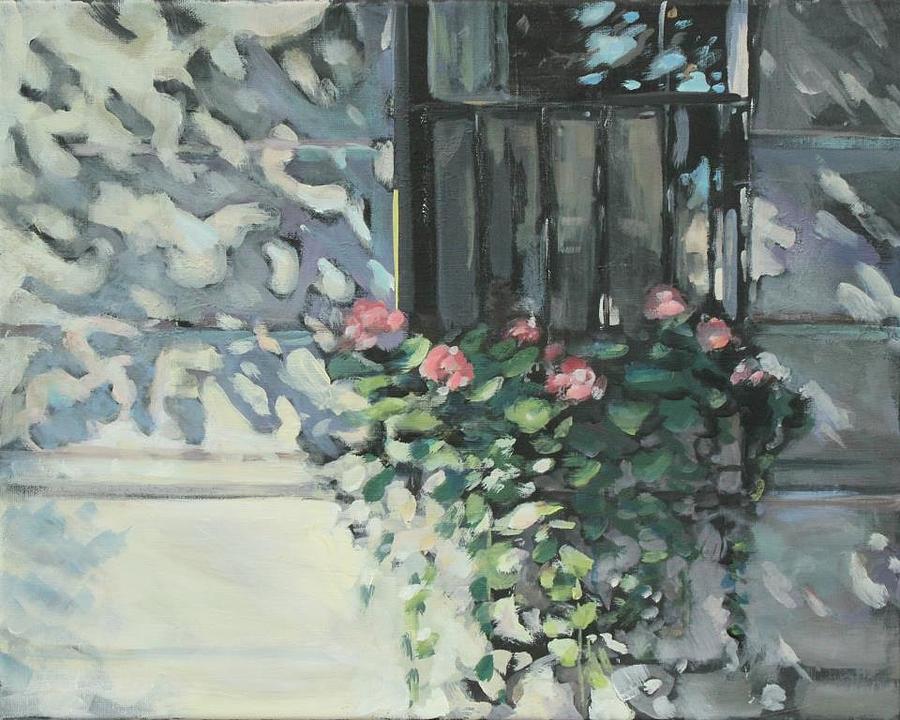 Window on Beacon Hill #1 Painting by Susan Bradbury