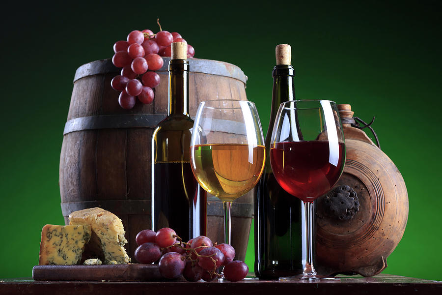 Wine Composition Photograph by Valentinrussanov