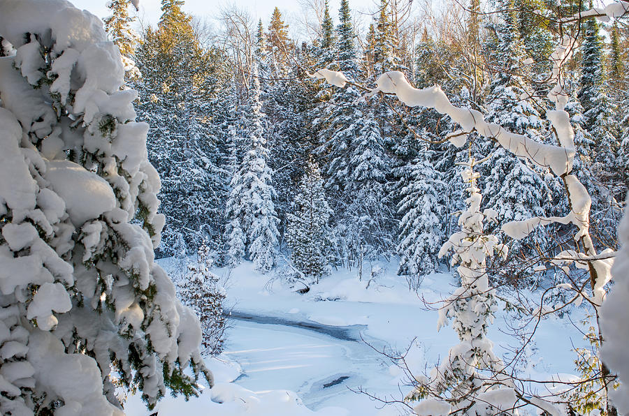 Winter At Grand Marais Creek #2 Photograph by Gary McCormick