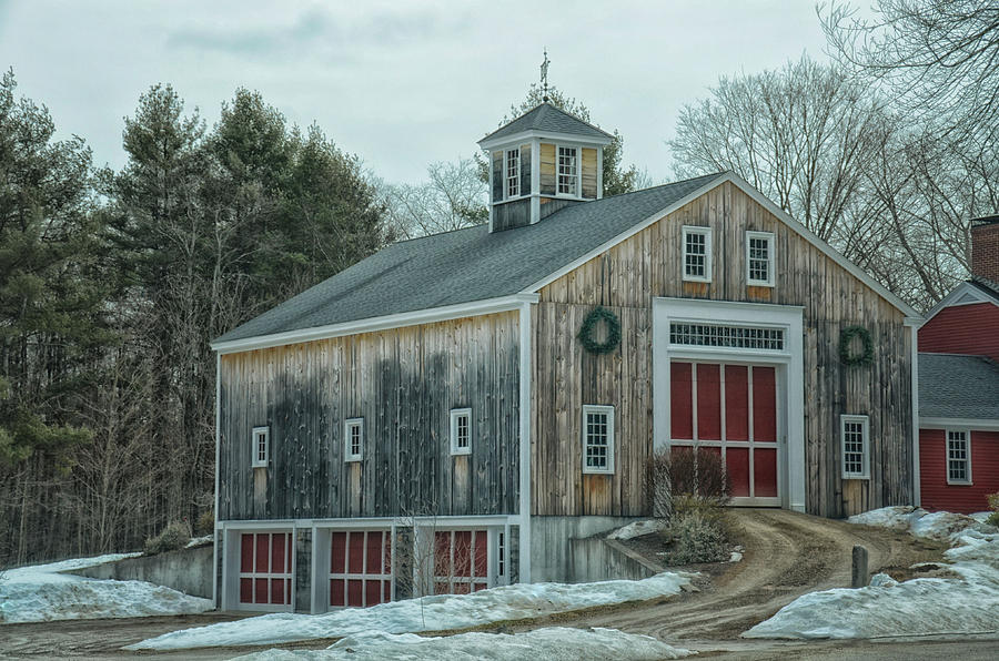 Winter At The Farm #1 Photograph by Tricia Marchlik