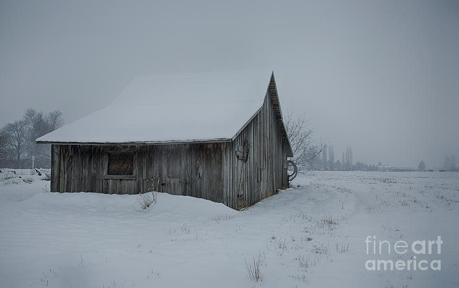 Winter Photograph - Winter Barn #1 by Idaho Scenic Images Linda Lantzy