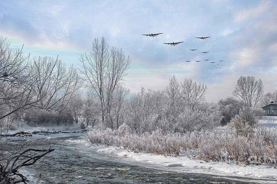 Winter Bombers  Digital Art by Airpower Art