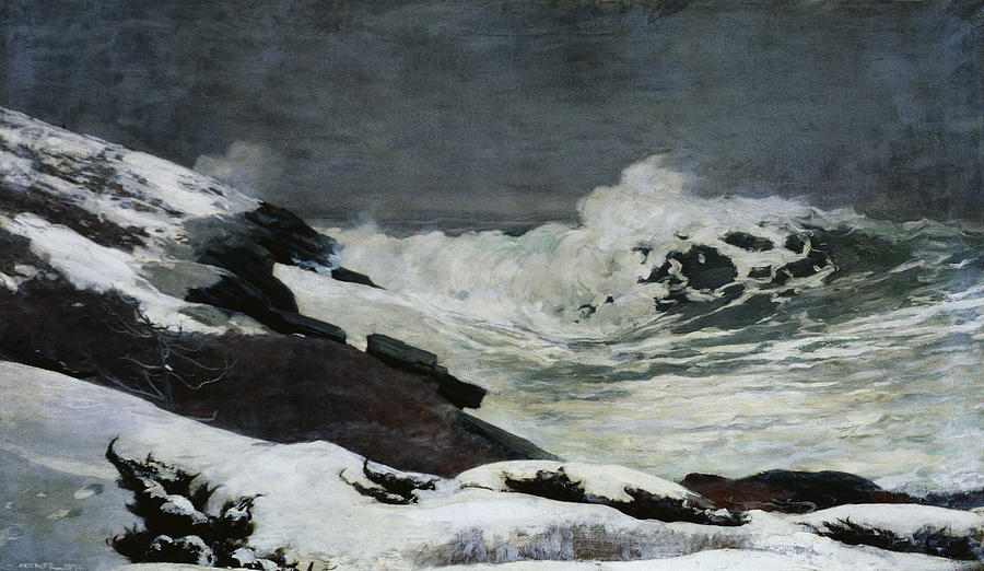 Winslow Homer Painting - Winter Coast #1 by Celestial Images