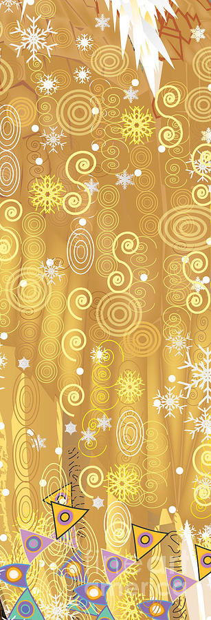 Winter Dress Detail Digital Art by Kim Prowse