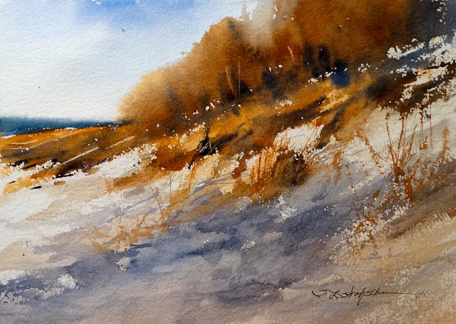 Winter Dune #1 Painting by Sandra Strohschein