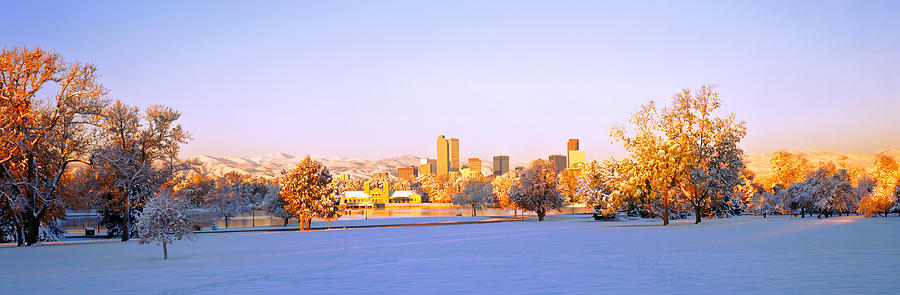 Winter In Downtown Denver, Colorado, Usa Photograph by