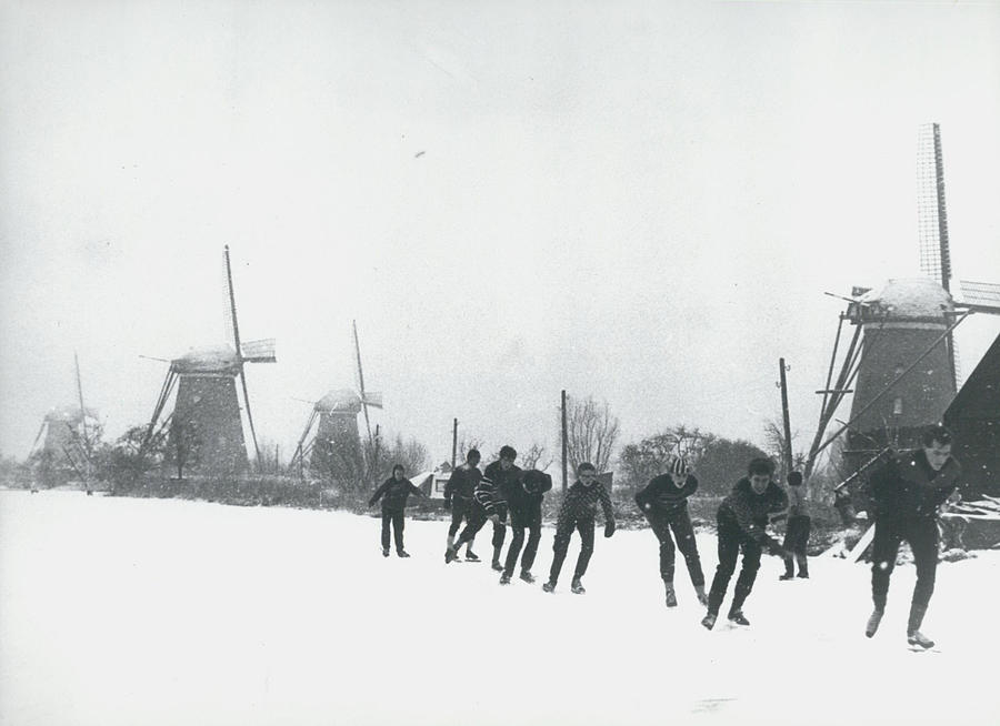 Winter In Holland #1 Photograph by Retro Images Archive