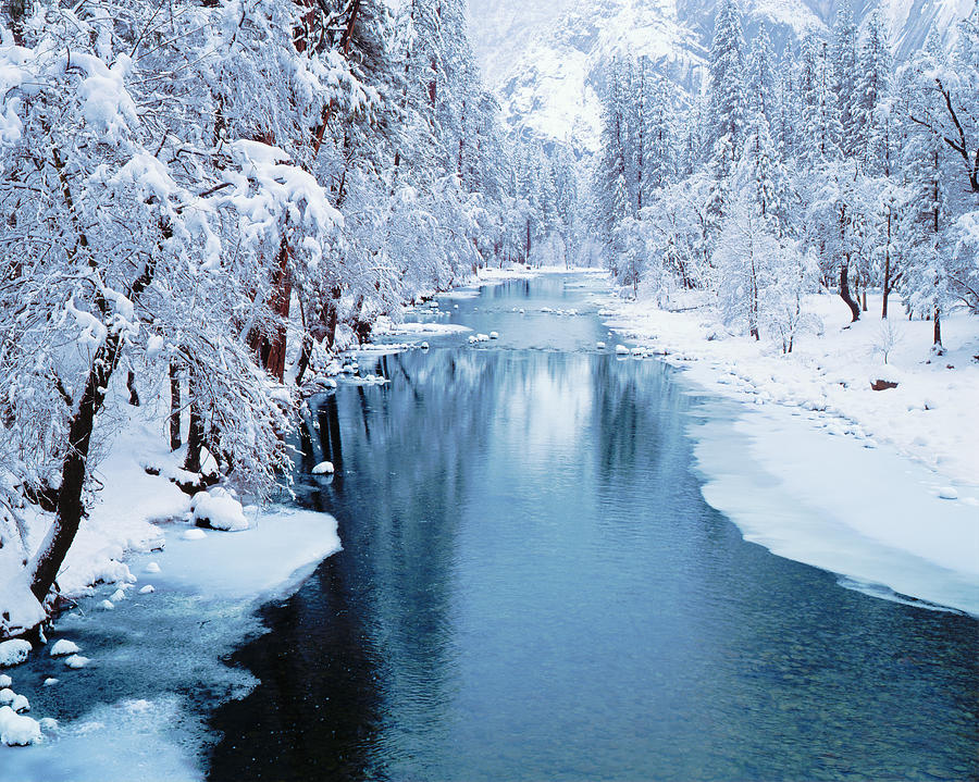 Winter In Yosemite National Park #1 Photograph by Ron thomas