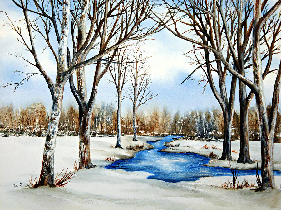 Winter Respite Painting by Thomas Kuchenbecker