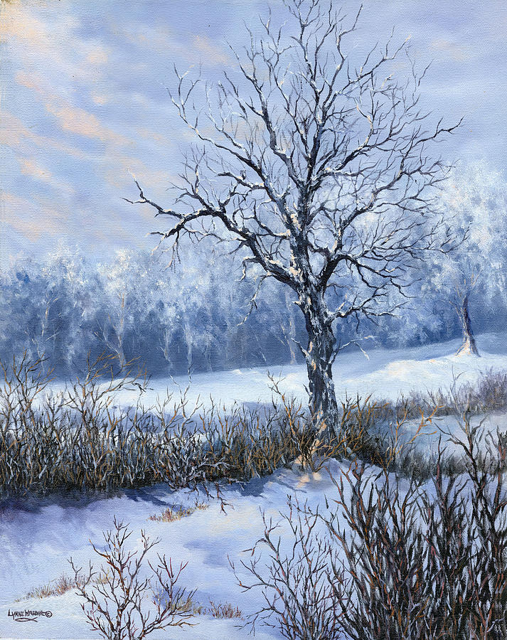 Winter Painting - Winter Slumber by Lynne Wright