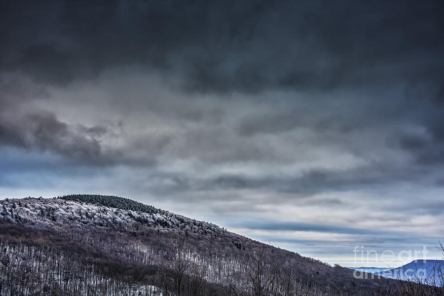 Winter Photograph - Winter View Highland Scenic Highway #1 by Thomas R Fletcher