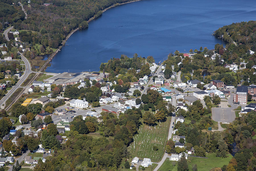 Winthrop, Maine Me Photograph by Dave Cleaveland - Fine Art America