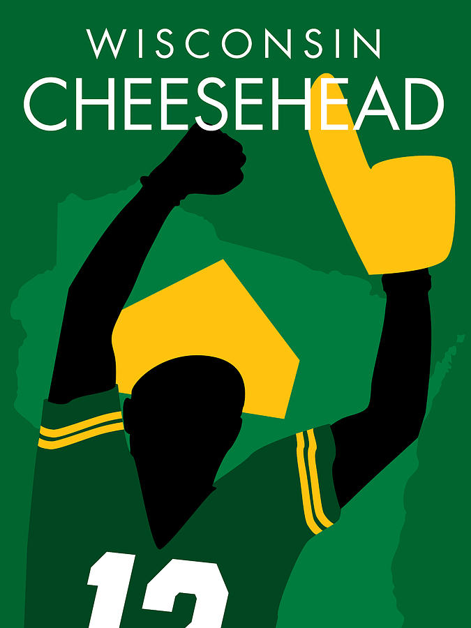 Wisconsin Cheesehead #1 Digital Art by Geoff Strehlow
