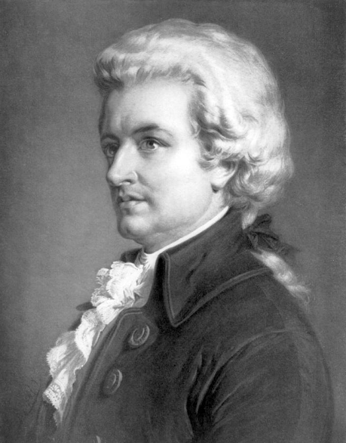 Wolfgang Amadeus Mozart, Austrian #1 Photograph by Science Source