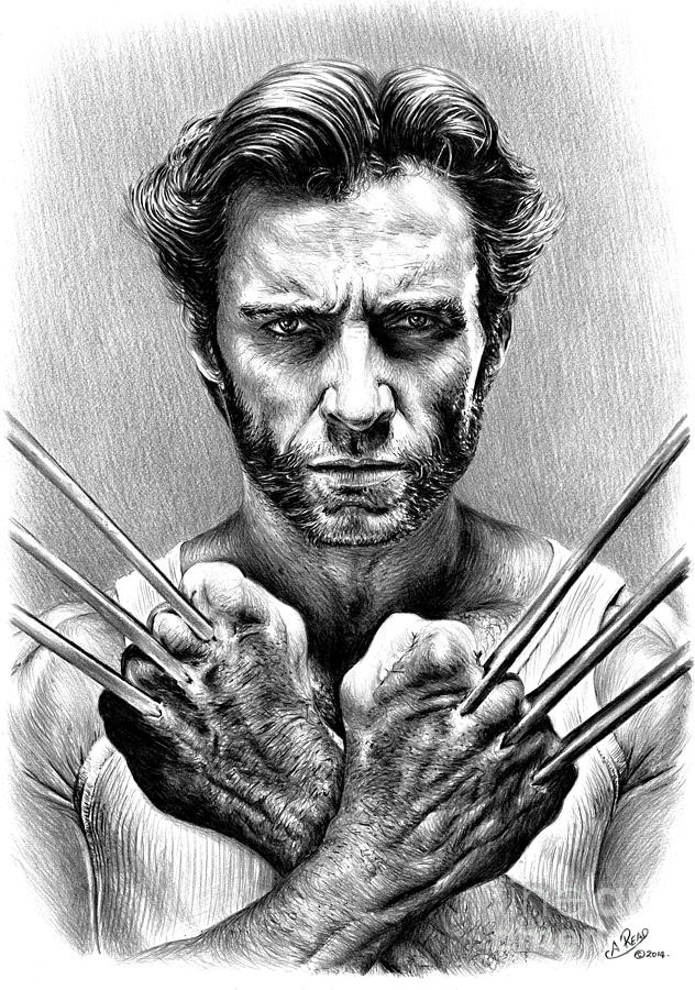 Wolverine #3 Painting by Andrew Read
