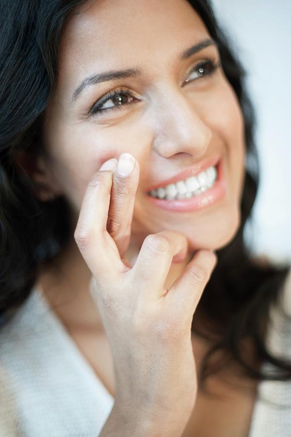 Woman With Fingers Crossed #1 Photograph by Science Photo Library Woman With Fingers Crossed #1 Photograph by Science Photo Library
