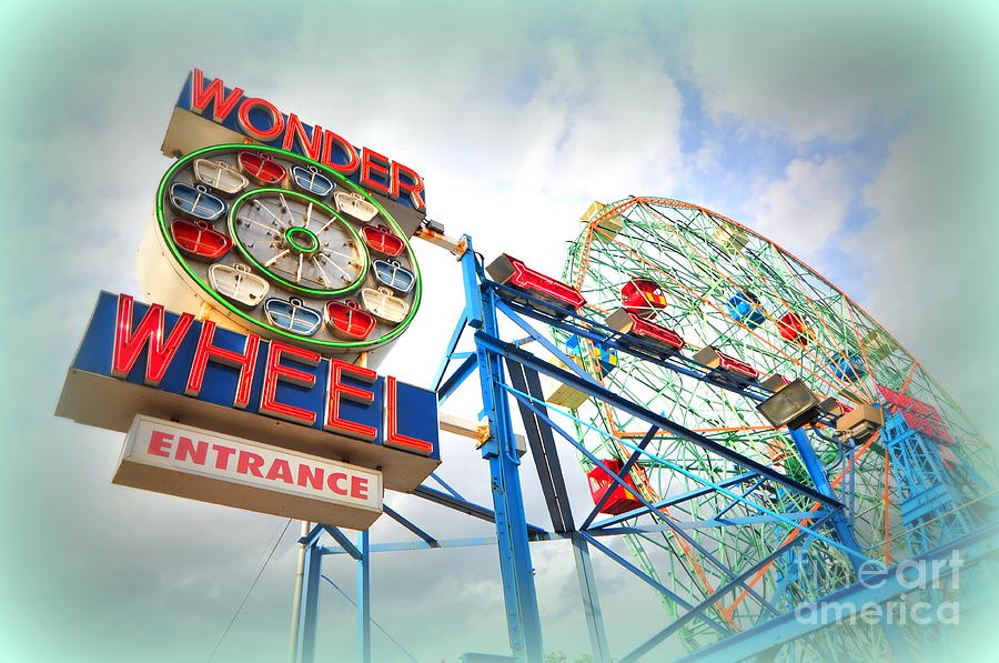 Wonder Wheel #1 Photograph by Mark Gilman