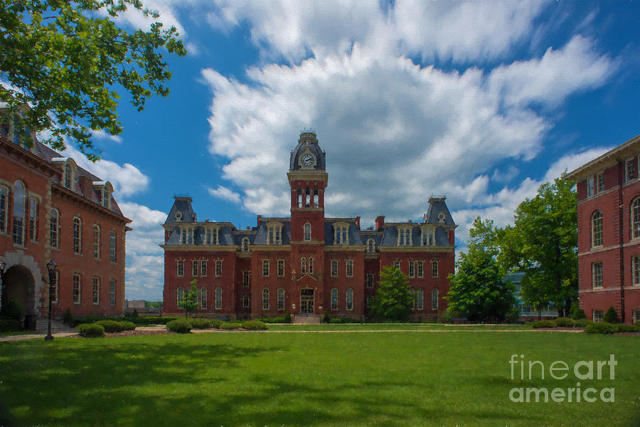 Woodburn Hall summer paintography #1 Photograph by Dan Friend