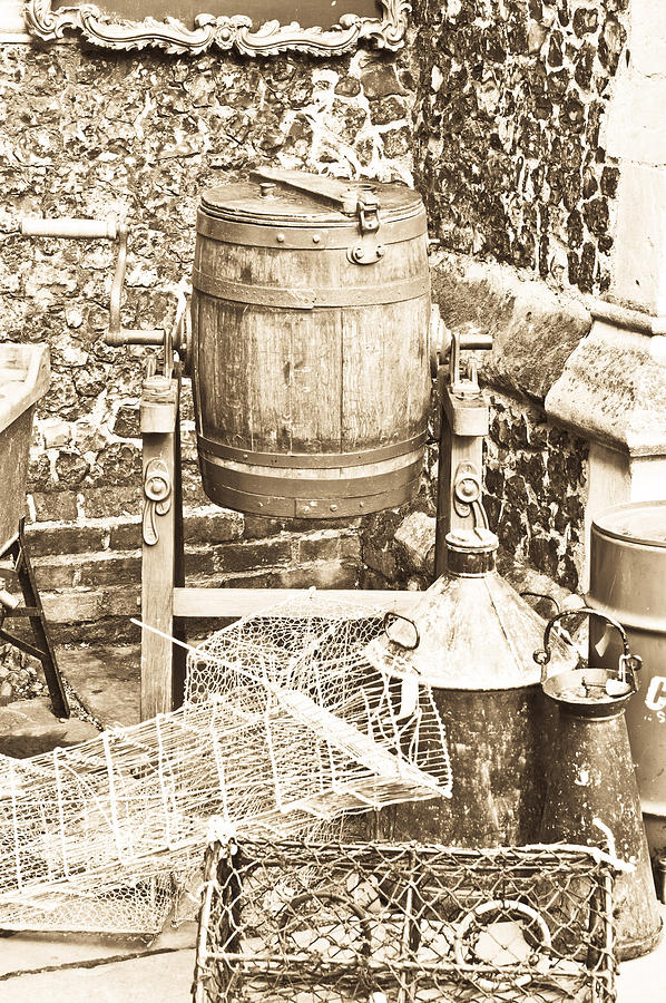 Cool Photograph - Wooden barrel #1 by Tom Gowanlock