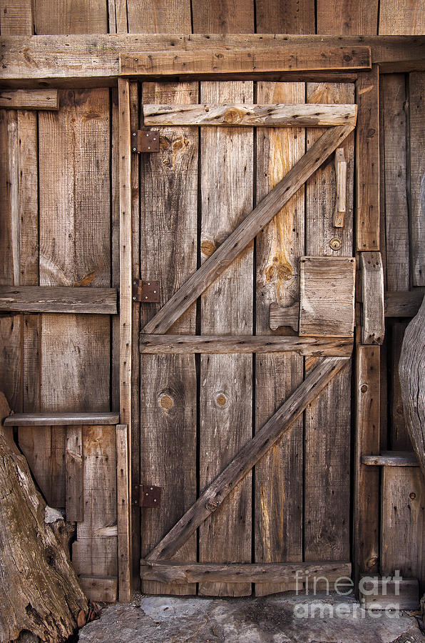 Wooden door detail #1 Photograph by Carlos Caetano