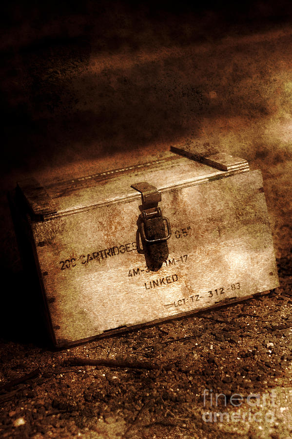 Wooden Small Arms Cartridge Box #1 Photograph by Jorgo Photography