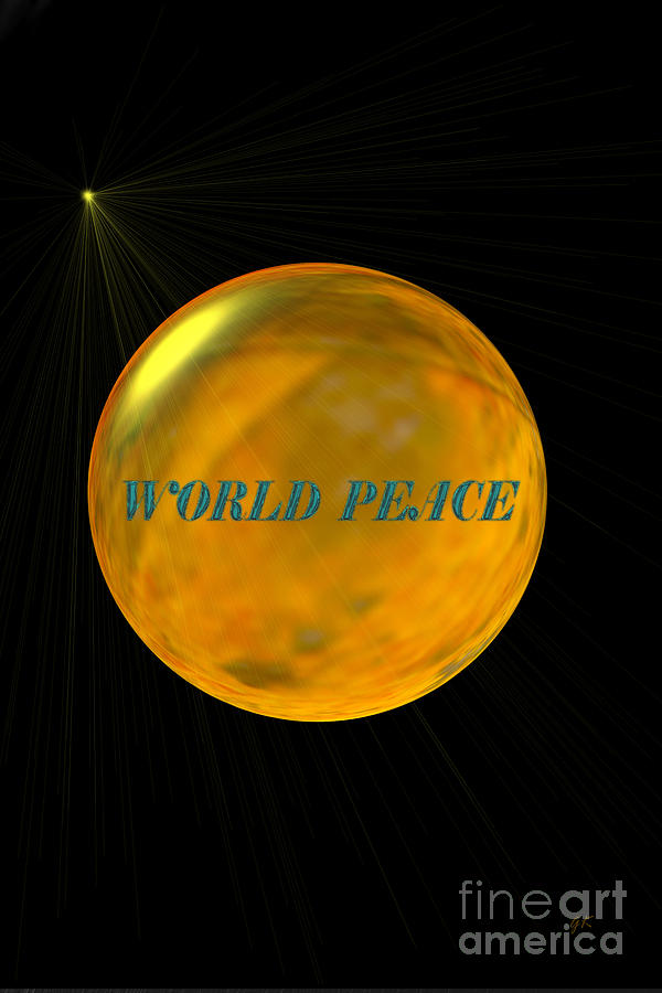 World Peace #1 Digital Art by Gerlinde Keating