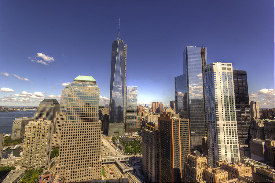 New York City Photograph - 1 World Trade by C W Edwards