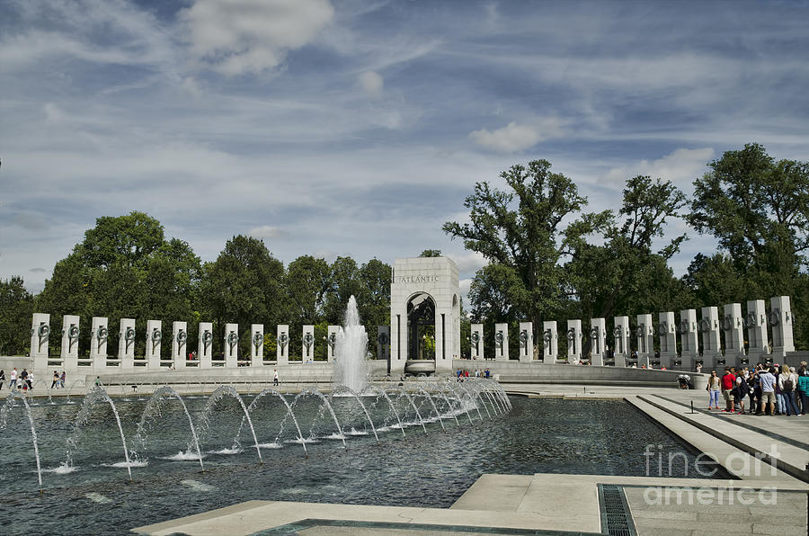 World War 2 Memorial #1 Photograph by Judy Wolinsky