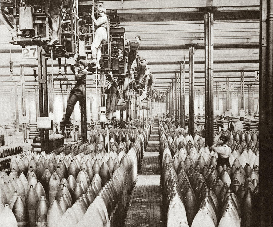 World War I Shell Factory #1 Photograph by Granger