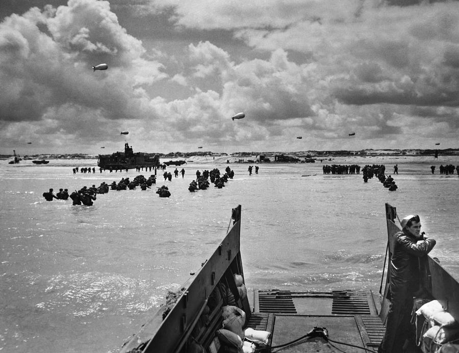 World War II: Normandy #1 Photograph by Granger