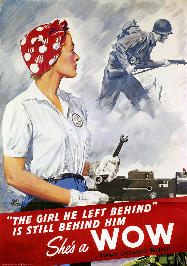 World War II Poster Photograph by Adolph Treidler