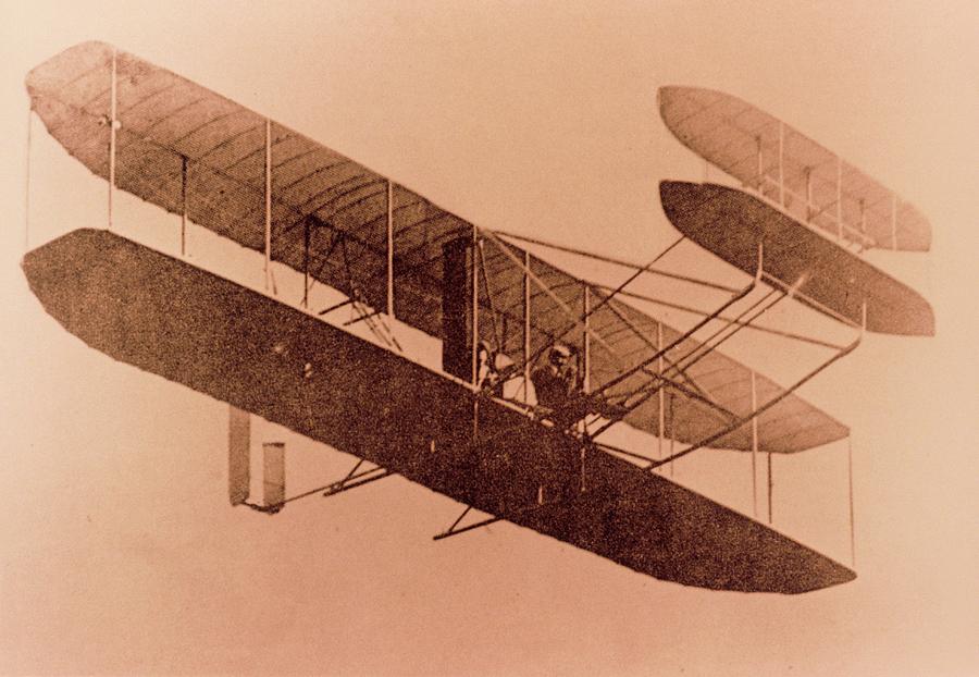 Wright Flyer Of 1908 #1 Photograph by Science Photo Library