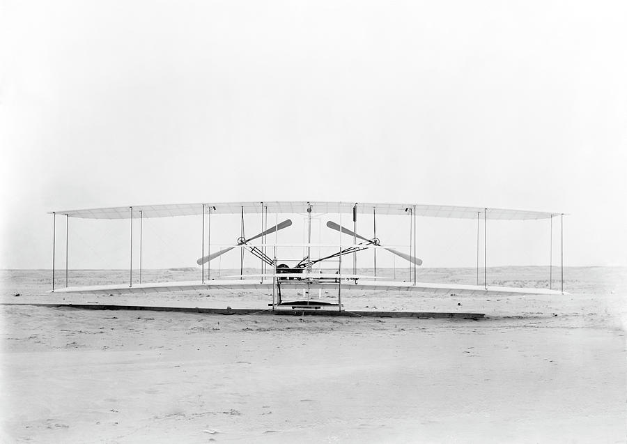 Wright Flyer #1 Photograph by Us Library Of Congress/science Photo Library