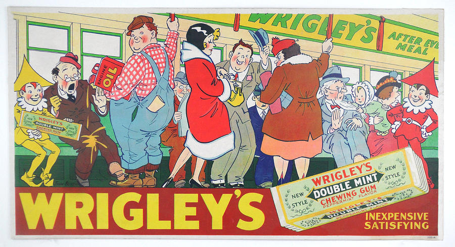 Wrigleys Double Mint Chewing Gum #2 Digital Art by Woodson Savage