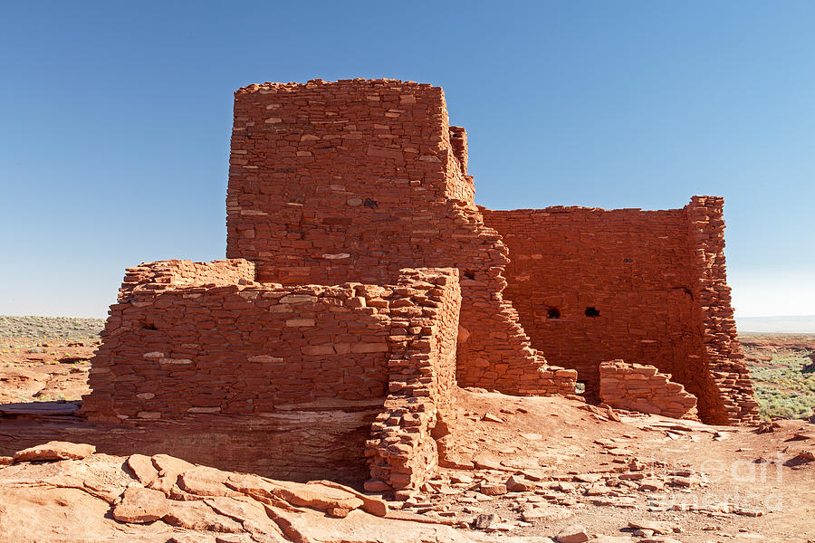 Wukoki Pueblo in Wupatki National Monument #1 Photograph by Fred Stearns
