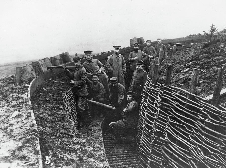 Wwi Trenches, C1915 #1 Photograph by Granger