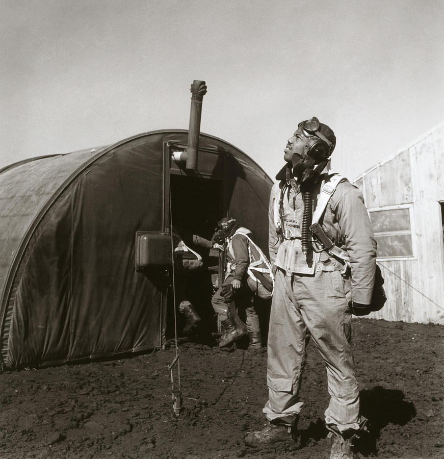 Goggle Photograph - Wwii: Tuskegee Airman, 1945 #1 by Granger